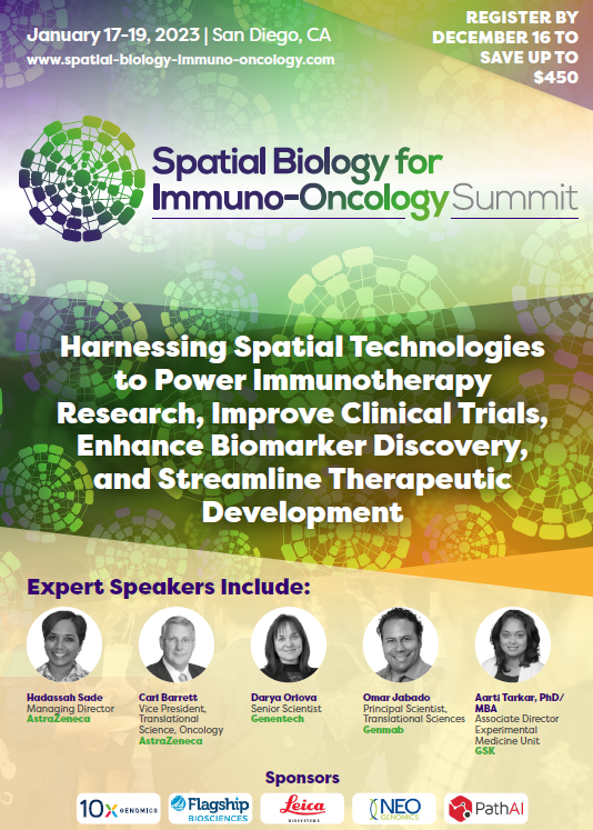 Full Event Guide Spatial Biology for ImmunoOncology Summit